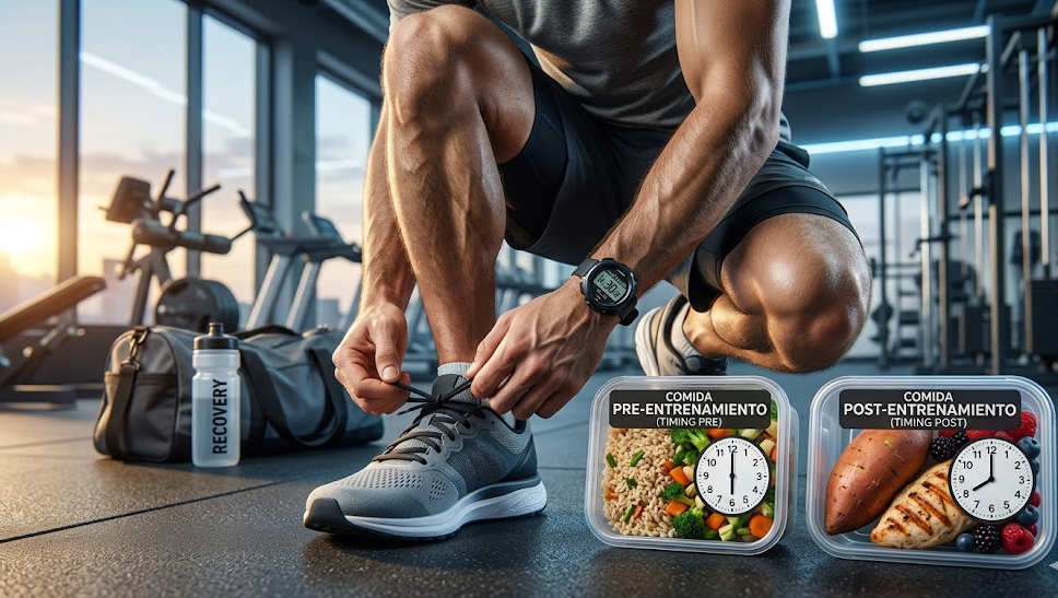 Timing de carbohidratos pre y post entrenamiento
