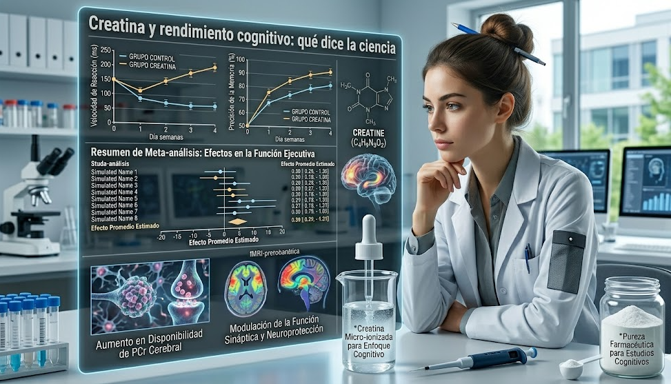 Creatina y rendimiento cognitivo: qué dice la ciencia