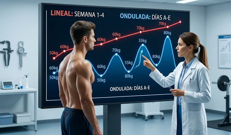Periodización lineal vs ondulada para ganar fuerza