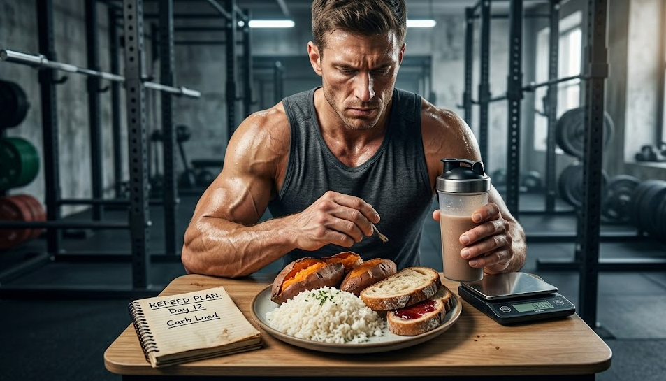 Recargas y refeeds en plan de alimentación
