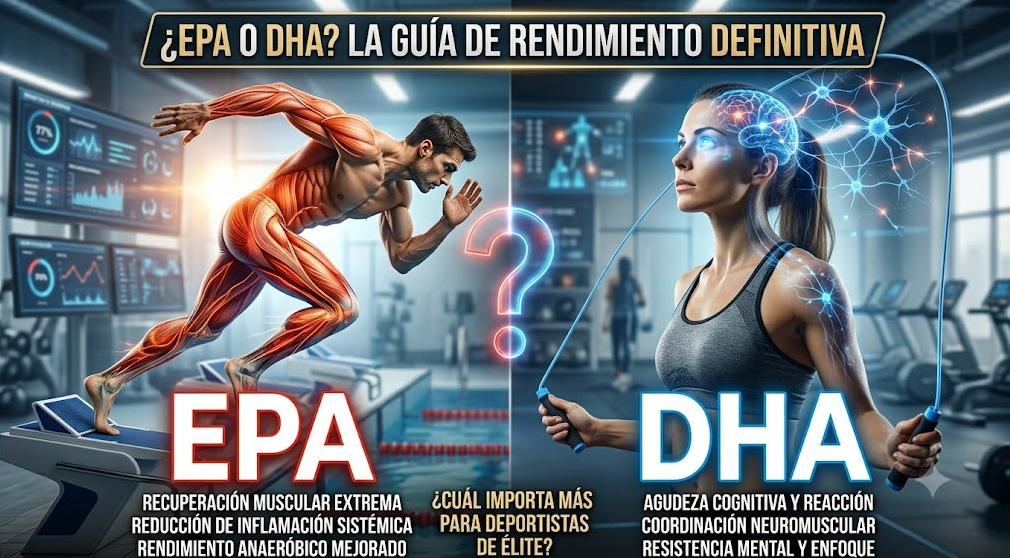 EPA vs DHA: cuál importa más para deportistas