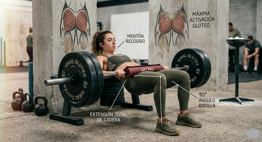 Hip thrust: la técnica viral para glúteo respaldada por la ciencia